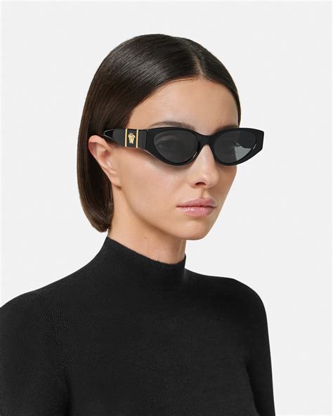 versace cat eye medusa sunglasses